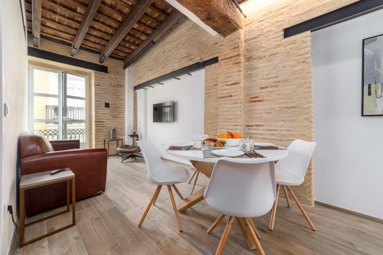 瓦伦西亚Florit Flats - Cathedral Luxury Terrace Flat 2Br 2Ba Ac Wifi公寓 外观 照片
