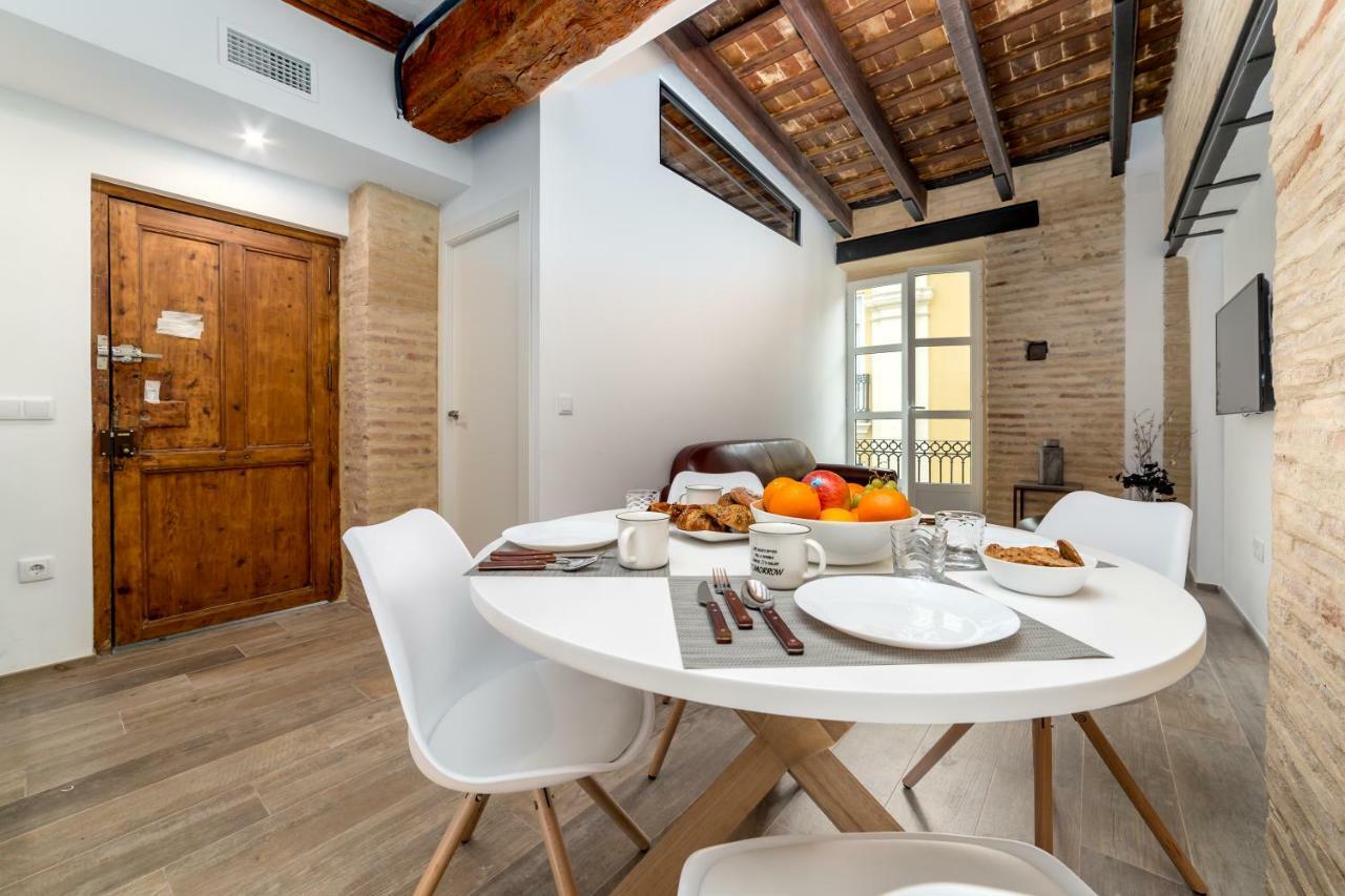 瓦伦西亚Florit Flats - Cathedral Luxury Terrace Flat 2Br 2Ba Ac Wifi公寓 外观 照片