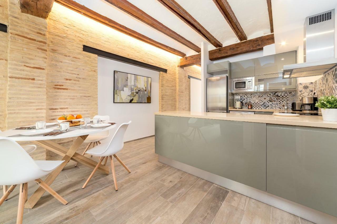 瓦伦西亚Florit Flats - Cathedral Luxury Terrace Flat 2Br 2Ba Ac Wifi公寓 外观 照片
